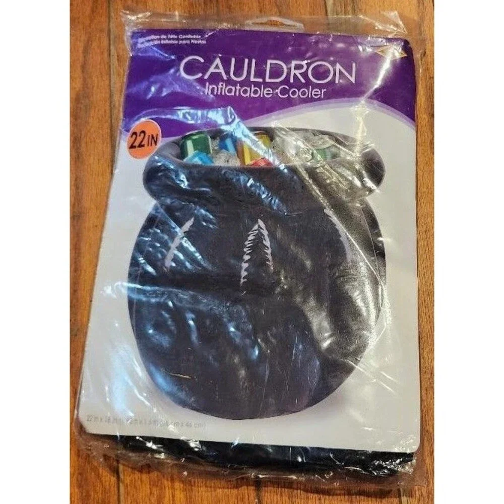 T2  Halloween Inflatable Witches Cauldron Cooler 22